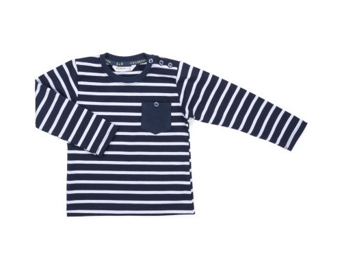 Набір дитячого одягу Breeze в смужку і з кишенькою (8999-74B-darkblue)