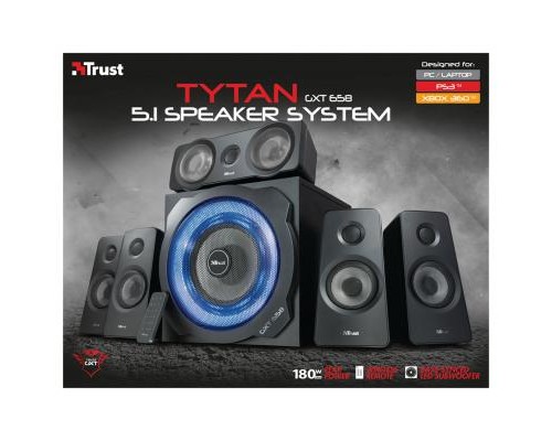 Акустична система Trust GXT 658 Tytan 5.1 Surround Speaker System (21738) 