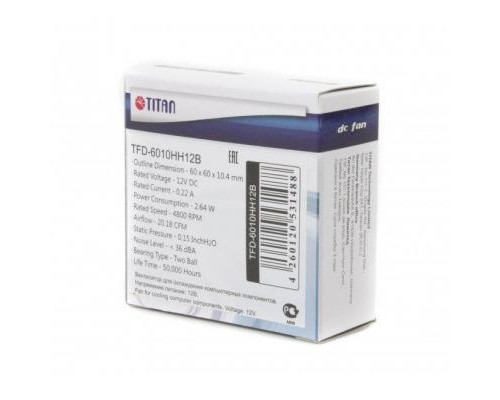Кулер до корпусу Titan TFD-6010HH12B