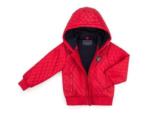Куртка дитяча Verscon з капюшоном (3439-116B-red)