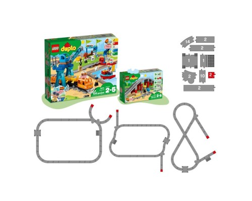 Конструктор LEGO Залізничний міст і рейки (10872)