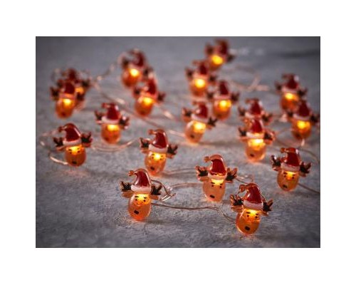 Гірлянда Luca Lighting Струна з фігурками, Олені, 2,2 м (8718861431742OLENI) Гірлянда Luca Lighting Струна з фігурками, Олені, 2,2 м (8718861431742OLENI)