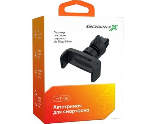 Універсальний автотримач Grand-X Mounting on the Deflector (MT-08)