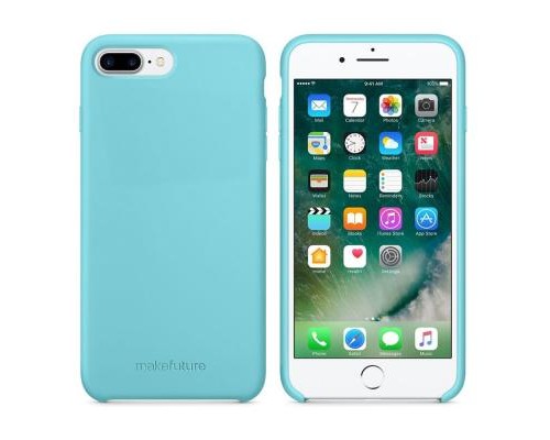 Чохол до мобільного телефона MakeFuture Apple iPhone 7 Plus/8 Plus Silicone Light Blue (MCS-AI7P/8PLB)