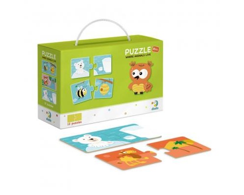 Пазл DoDo Звірята та їх Домівки (300117)