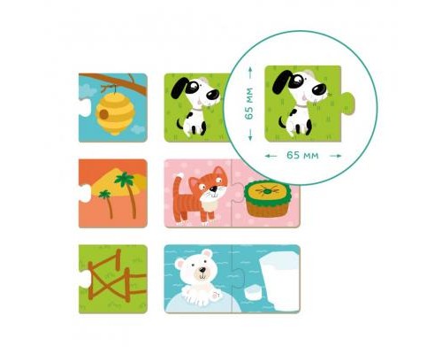 Пазл DoDo Звірята та їх Домівки (300117)