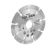 Диск пильний Tolsen алмазний сегментний 125?22.2х10 мм (76703)