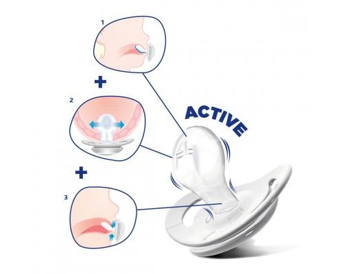 Пустушка Chicco Physio Comfort силіконова від 6 до 16 місяців рожева (74913.11.00.00)