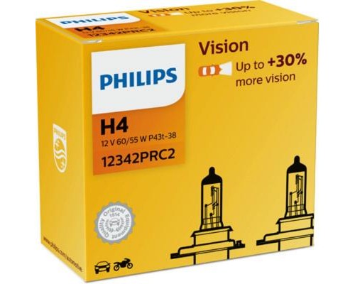Автолампа Philips галогенова 60/55W (12342 PR C2)
