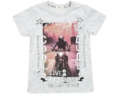 Футболка дитяча Breeze з шортами (15397-134B-gray)