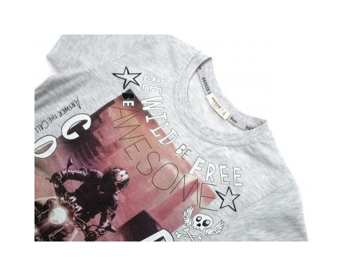 Футболка дитяча Breeze з шортами (15397-134B-gray)