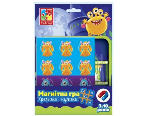 Розвиваюча іграшка Vladi Toys Монстри Хрестики-нулики (VT3703-09)