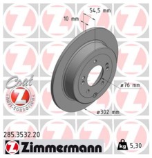 Гальмівний диск ZIMMERMANN 285.3532.20