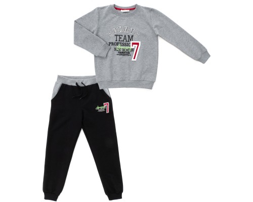 Спортивний костюм дитячий Breeze SPORTS TEAM (13680-140B-gray)