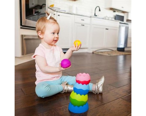 Розвиваюча іграшка Fat Brain Toys Пірамідка-балансир Tobbles Neo (F070ML) Розвиваюча іграшка Fat Brain Toys Пірамідка-балансир Tobbles Neo (F070ML)