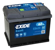 Акумулятор автомобільний EXIDE EXCELL 62A (EB620)