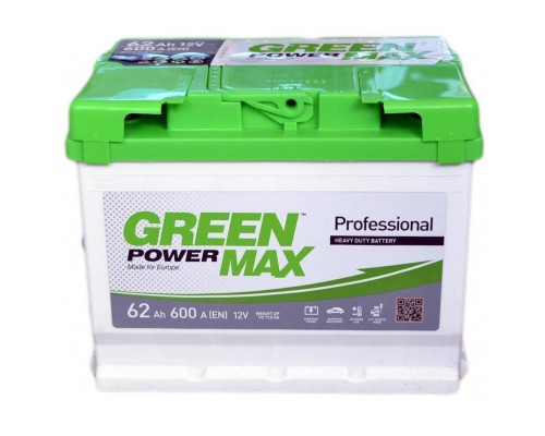 Акумулятор автомобільний GREEN POWER MAX 62Аh (000022380)