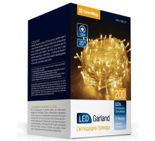 Гірлянда ColorWay LED 200 20м 8 функцій теплий колір 220V (CW-G-200L20V)