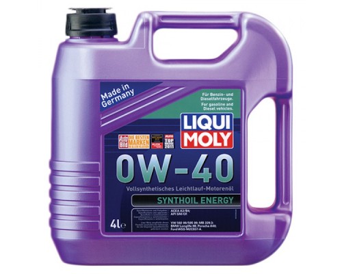 Моторна олива Liqui Moly Synthoil Energy SAE 0W-40 4л. (7536)
