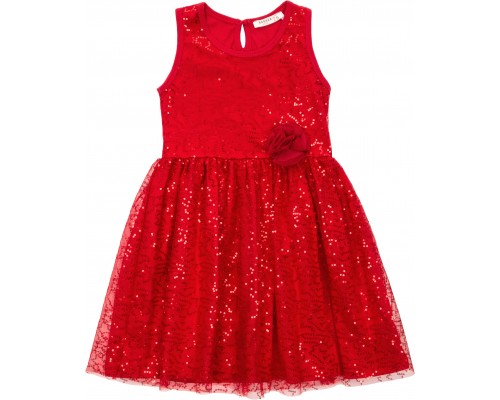 Плаття дитяче Breeze святкове з паєтками (12740-128G-red)