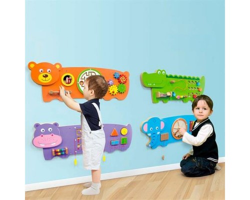 Розвиваюча іграшка Viga Toys Бізіборд Бегемотик (50470FSC)