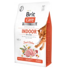 Сухий корм для кішок Brit Care Cat GF Indoor Anti-stress 2 кг (8595602540853)