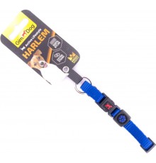 Нашийник для тварин GimDog Harlem нейлон 20-30 см/10 мм блакитний (8009632058580)