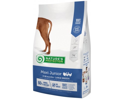 Сухий корм для собак Nature's Protection Maxi Junior Large breeds 12 кг (NPS45729) Сухий корм для собак Nature's Protection Maxi Junior Large breeds 12 кг (NPS45729)