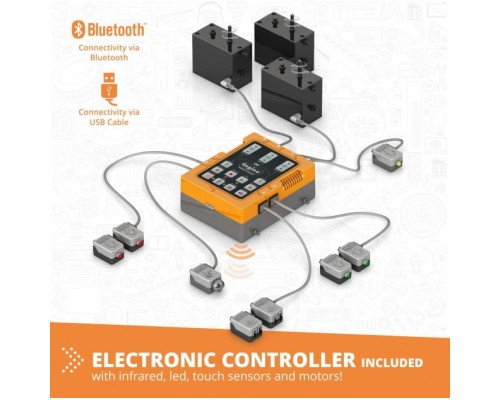 Конструктор Engino STEM & Robotics Pro Set v2 з акумулятором (E30-1B)