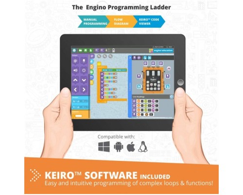 Конструктор Engino STEM & Robotics Pro Set v2 з акумулятором (E30-1B)
