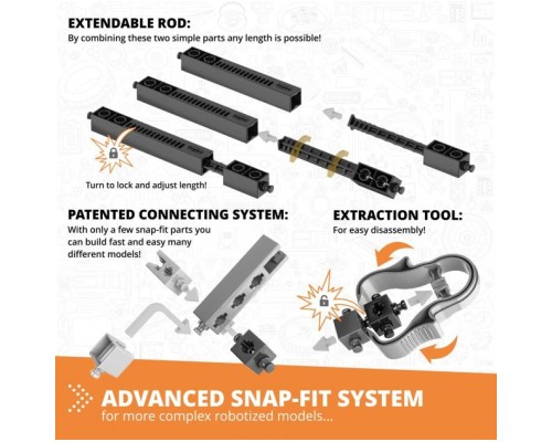 Конструктор Engino STEM & Robotics Pro Set v2 з акумулятором (E30-1B)