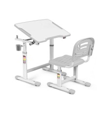 Парта зі стільцем Evo-kids Evo-07 Grey