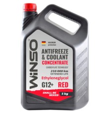 Антифриз WINSO COOLANT CONCENTRATE WINSO RED G 12+ концентрат 5kg (880990)