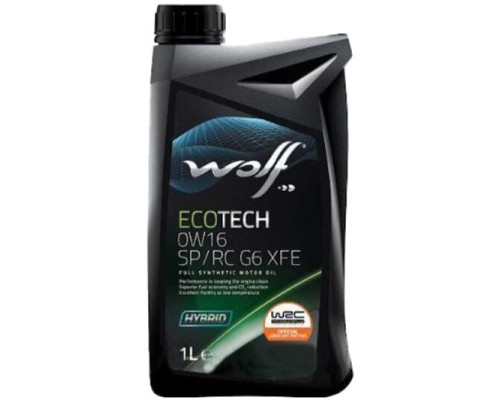Моторна олива Wolf ECOTECH 0W16 SP/RC G6 XFE 1л (1047248)