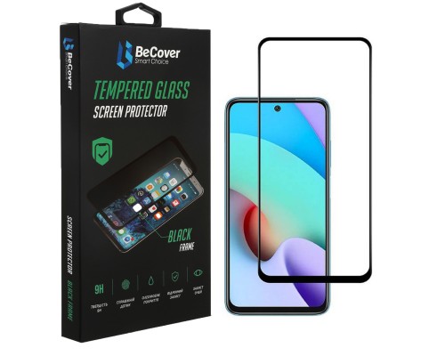 Скло захисне BeCover Xiaomi Redmi 10 2022 / 10 Prime 2022 Black (708151)