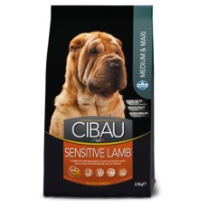 Сухий корм для собак Farmina Cibau Sensitive Adult Medium&Maxi з ягням 2.5 кг (8010276030979)