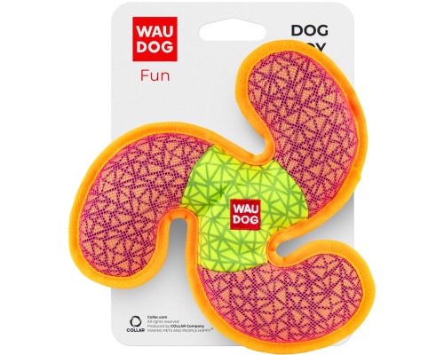 Іграшка для собак WAUDOG Fun Пропелер 21х21 см рожева (62067)