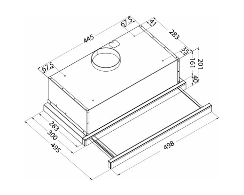 Витяжка кухонна Pyramida ATH 50 (400) IX
