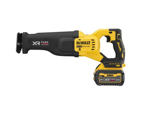 Шабельна пила DeWALT 18В XR Li-lon 6 Аг, 0 - 3000 ход/хв, кейс TSTAK (DCS386T1)