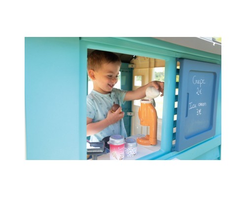 Ігровий будиночок Smoby Кав'ярня солодощів з кухнею, касою, посудом (810718)