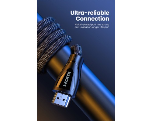 Кабель мультимедійний HDMI to HDMI 3.0m V2.1 HD140 Ugreen (80404)