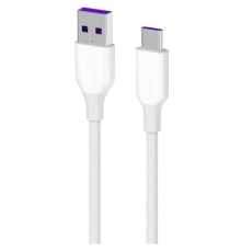 Дата кабель USB 2.0 AM to Type-C 1.0m Glow white 2E (2E-CCAC-WH_)
