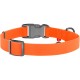 Нашийник для тварин WAUDOG Waterproof з QR паспортом Ш 25 мм Д 34-49 см помаранчевий (27724)
