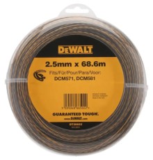 Жилка косильна DeWALT діаметр 2.5 мм, довжина 68.7 м, кручена (DT20652)