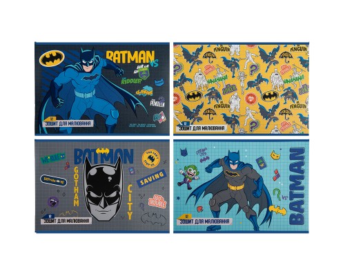 Альбом для малювання Kite DC Comics, 12 аркушів (DC23-241) 