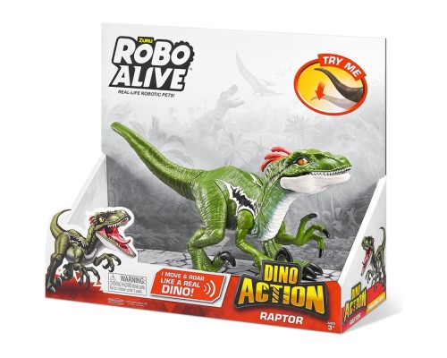 Інтерактивна іграшка Pets & Robo Alive серії Dino Action - Раптор (7172)