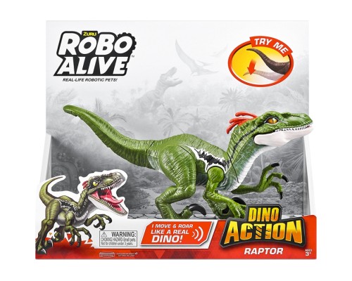 Інтерактивна іграшка Pets & Robo Alive серії Dino Action - Раптор (7172)