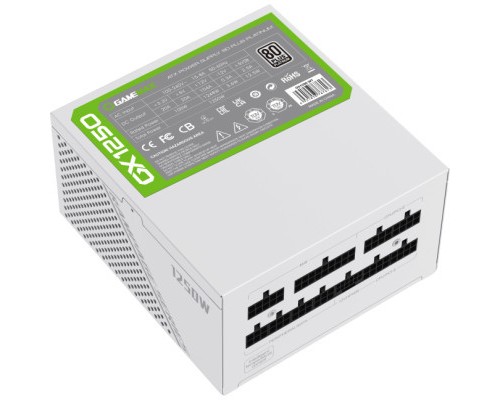 Блок живлення Gamemax 1250W (GX-1250 PRO WT (ATX3.0 PCIe5.0)