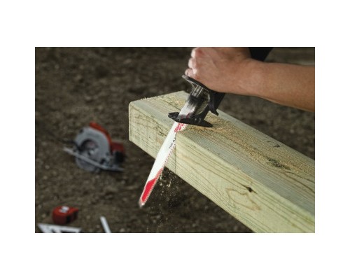 Полотно Milwaukee для шабельної пили, AX FANG TIP 230мм, крок 5,0мм, 5шт, деревина з цвяхами (48005026)