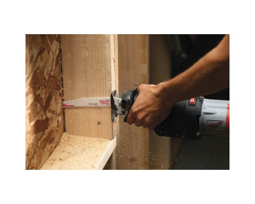 Полотно Milwaukee для шабельної пили, AX FANG TIP 230мм, крок 5,0мм, 5шт, деревина з цвяхами (48005026)